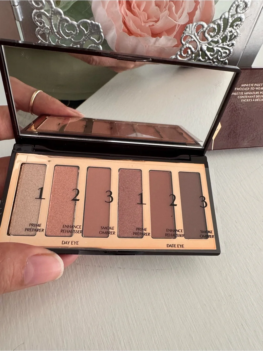 Charlotte Tilbury Rose & Warm Neutral 6-Shade Eyeshadow MINI Palette
